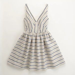 J. Crew Indigo Stripe Dress